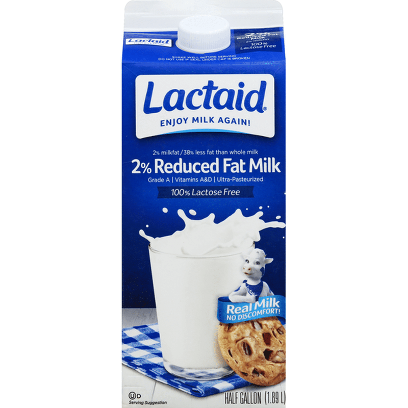 Lactaid 2% Reduced Fat Milk (California) (64 fl oz) - Instacart