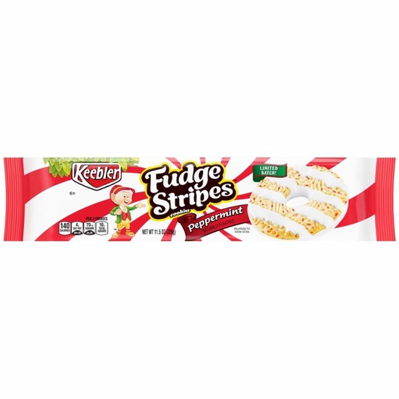 Keebler Fudge Stripes Cookies Peppermint (11.5 oz) from Pick 'n Save ...