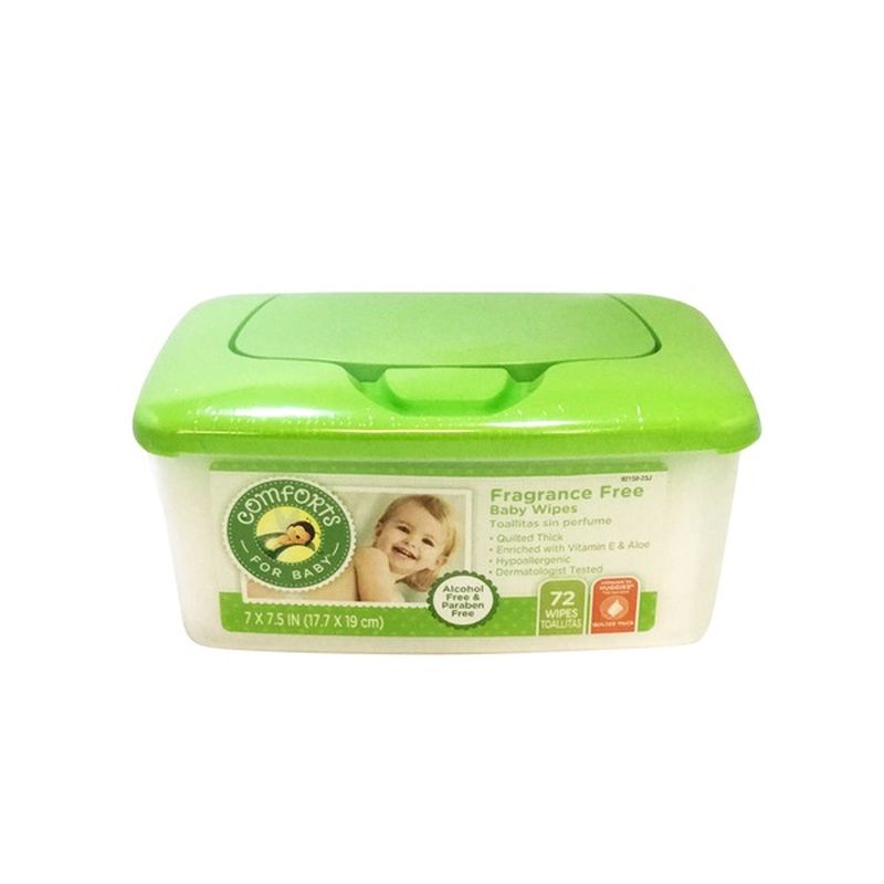 comforts fragrance free baby wipes