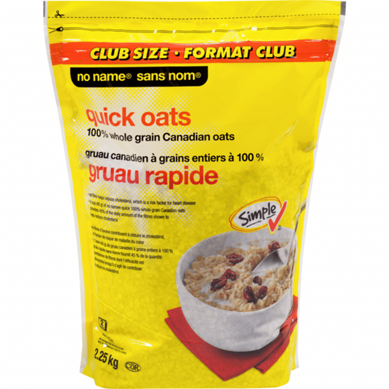 No Name 100% Whole Grain Quick Oats