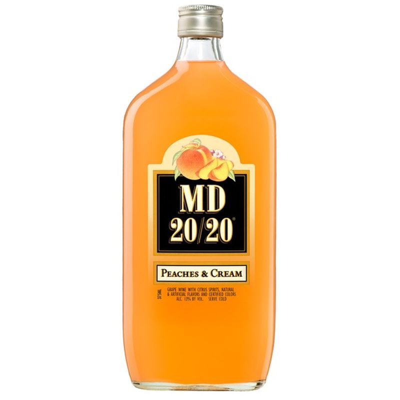 Md 20/20® Peaches and Cream Flavored Wine 375ml (375 ml) Instacart