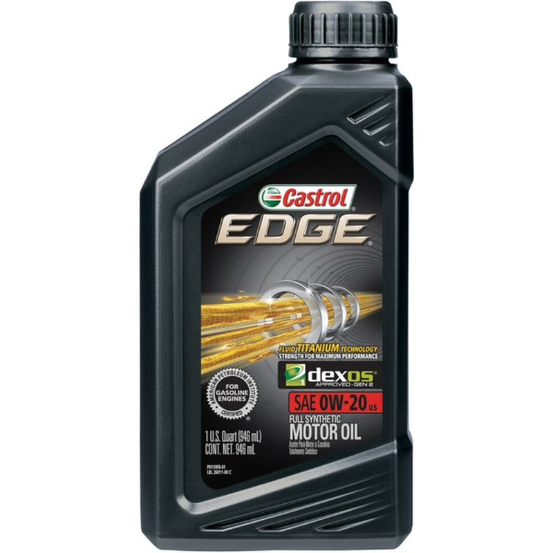Castrol 0W 20 SAE Full Synthetic Motor Oil