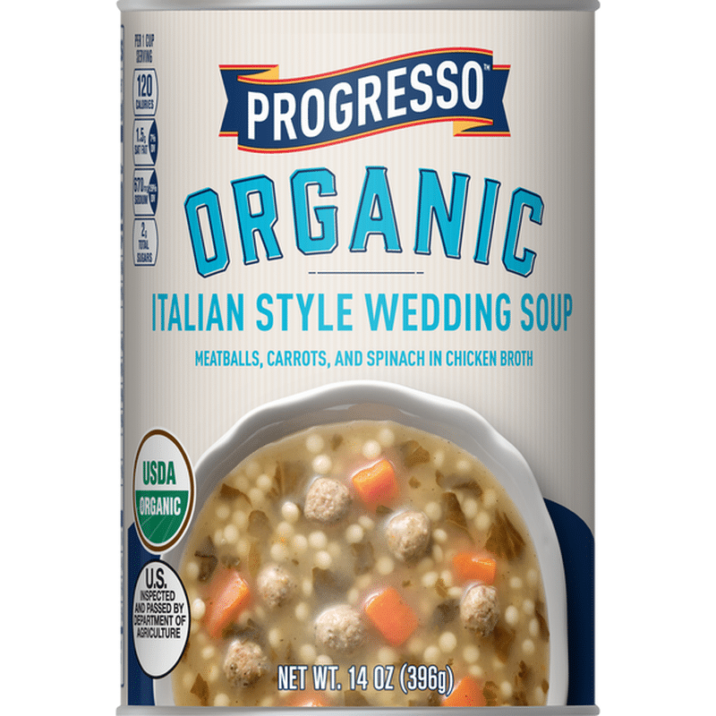 Progresso Soup Organic Italian Style Wedding 14 Oz Instacart