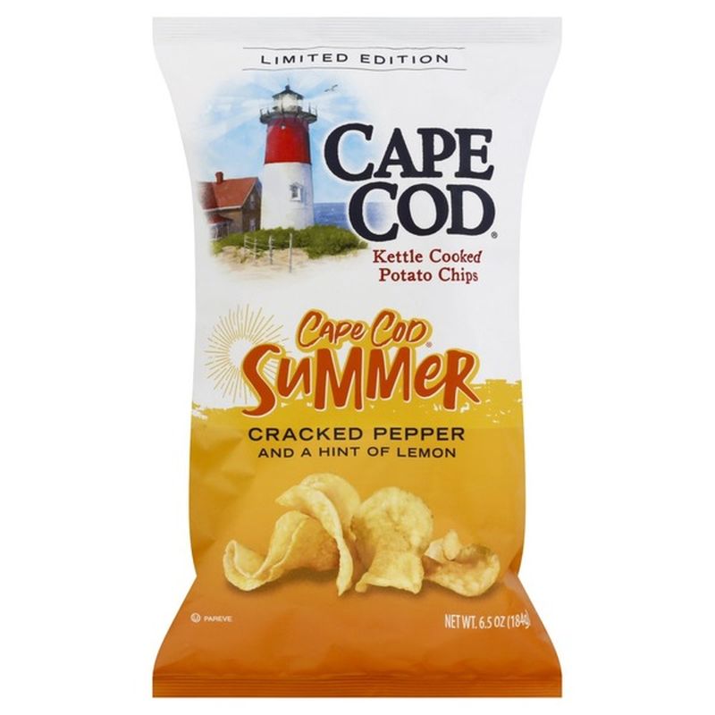 Cape Cod® Limited Edition Summer Cracked Pepper and Lemon Kettle Cooked ...