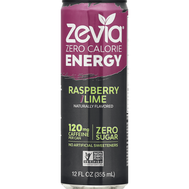 Zevia Energy Drink, Zero Calorie, Raspberry Lime (12 oz) from HyVee