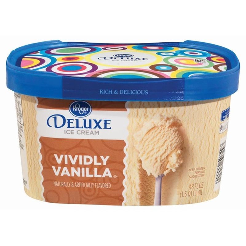 Kroger Deluxe Ice Cream 48 Oz Instacart