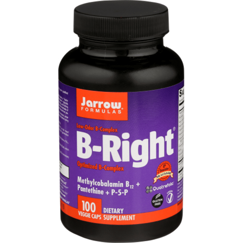 Jarrow Formulas B Right Dietary Supplement 100 Ct Instacart