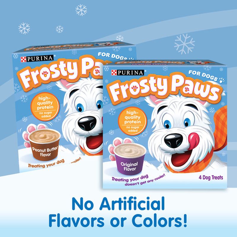 Frosty Paws Frozen Dog Treats Peanut Butter (13 oz) Delivery or Pickup