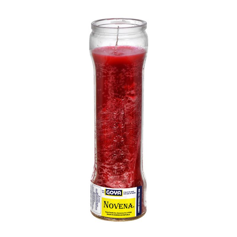 Goya Red Novena Prayer Candle, 8inch (8 in) Instacart
