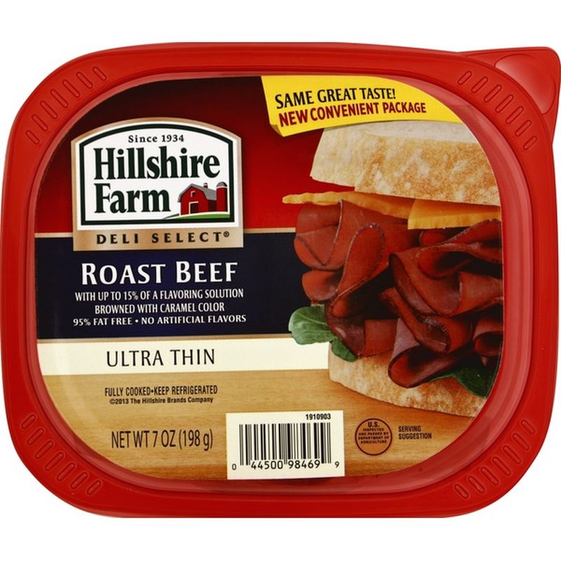 Hillshire Farm Ultra Thin Sliced Lunchmeat, Roast Beef (7 oz) from Food ...