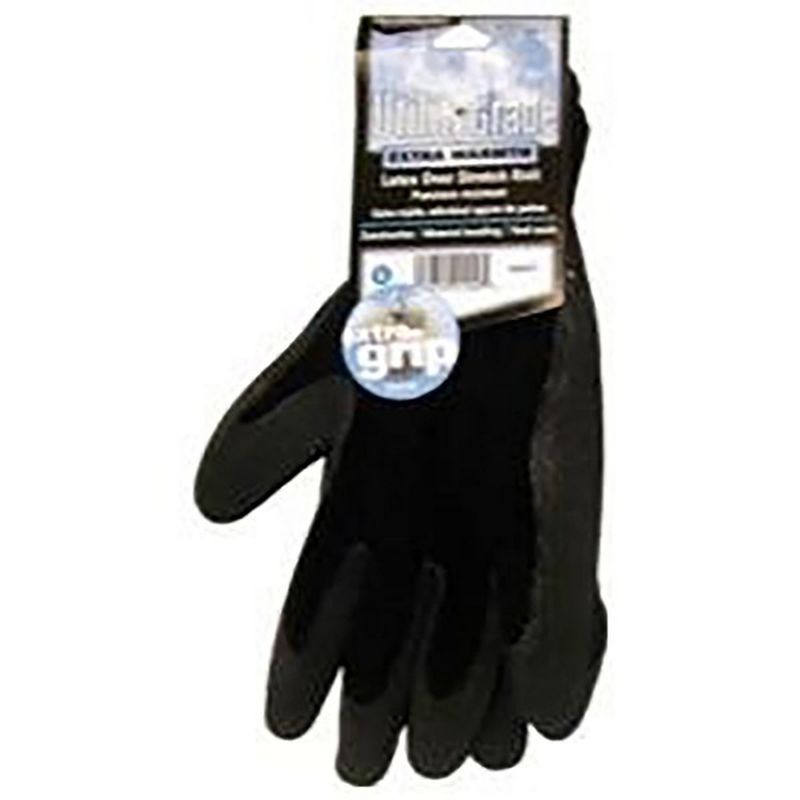 Magid Black Knit Latex Coated Palm Winter Gloves