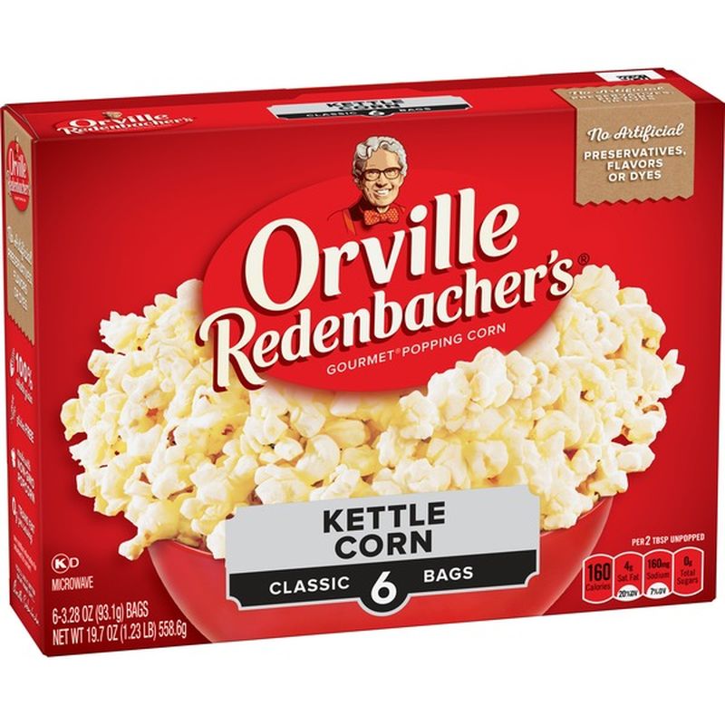 Orville Redenbacher’s Kettle Corn Classic Bag (19.704 oz) - Instacart