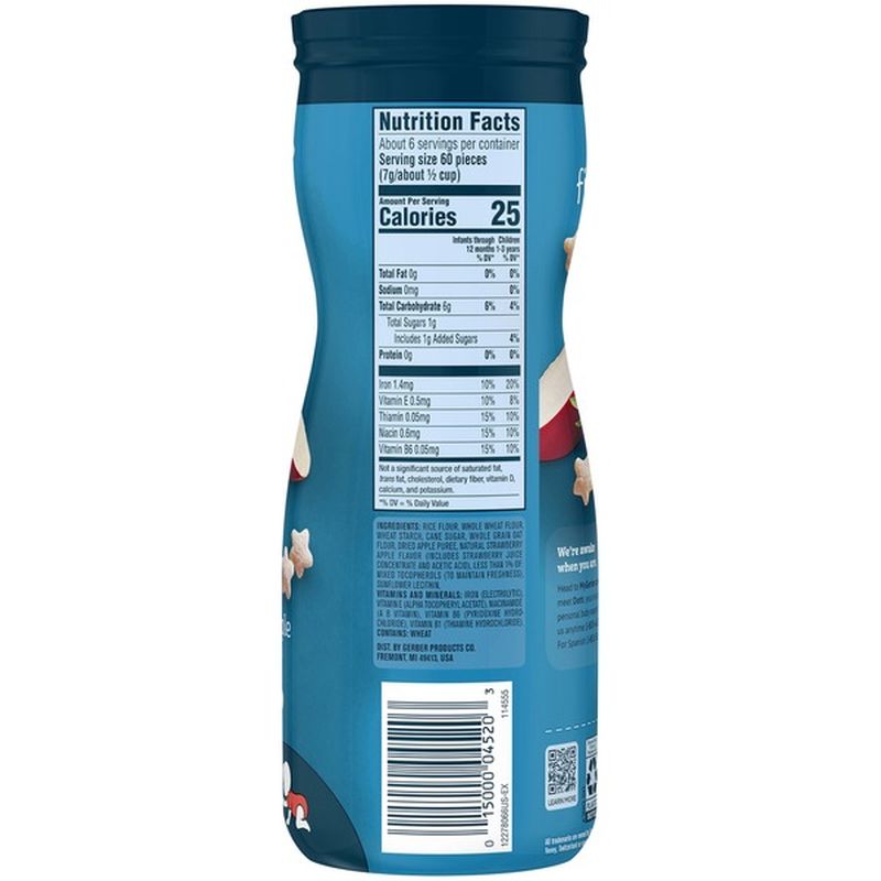 Gerber Puffs Strawberry Apple Cereal Snack (1.48 oz) from Smart & Final