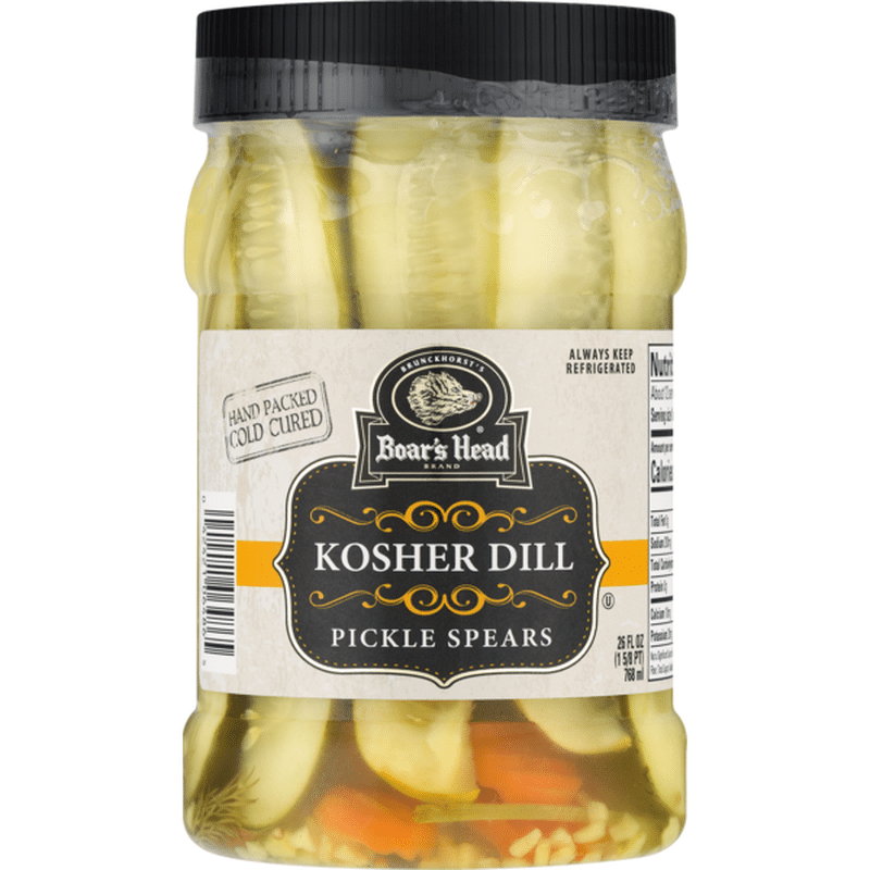 Boar's Head Pickle Chips, Kosher Dill (26 oz) Instacart