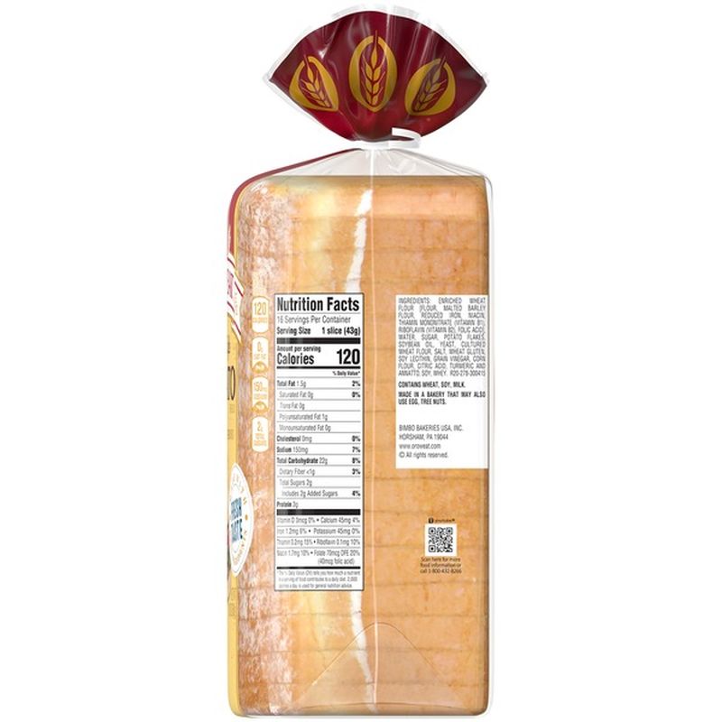 Brownberry/Arnold/Oroweat Country Potato Bread (24 oz) Instacart