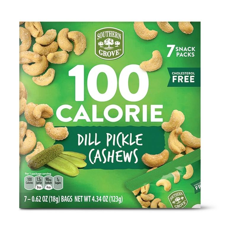 Southern Grove 100 Calorie Dill Pickle Cashews (4.34 oz) Instacart