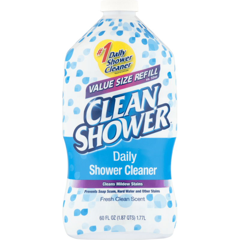 Clean Shower Daily Shower Cleaner Fresh Clean Scent 60 Fl Oz Instacart