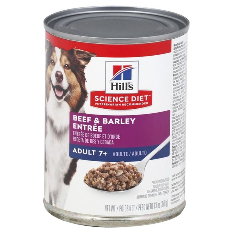 hill's science diet beef and barley