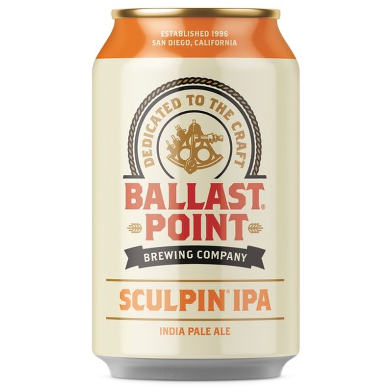 Ballast Point Sculpin IPA Craft Beer Cans (12 fl oz) Instacart