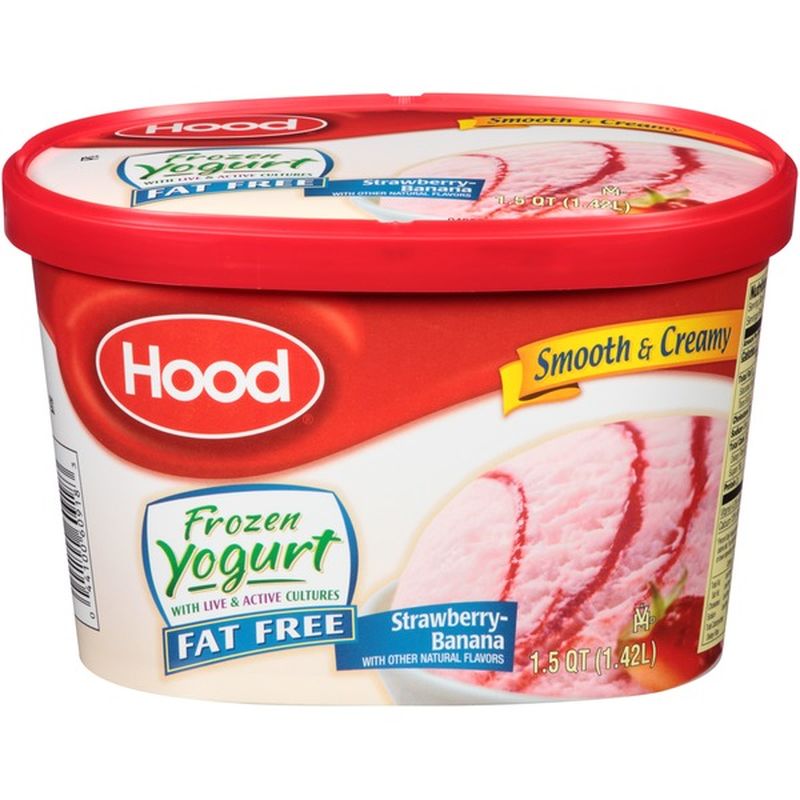 Hood Fat Free Strawberry-Banana Frozen Yogurt (1.5 qt) Delivery or ...