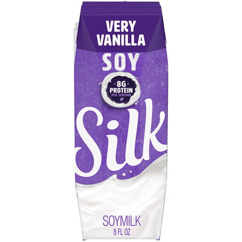 Silk ShelfStable Very Vanilla Soy Milk Singles (8 fl oz) Instacart