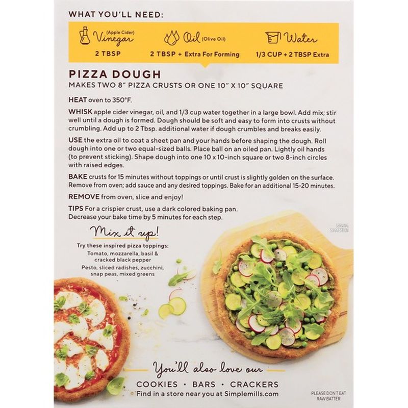 Simple Mills Pizza Dough Almond Flour Mix (9.8 oz) from Natural Grocers