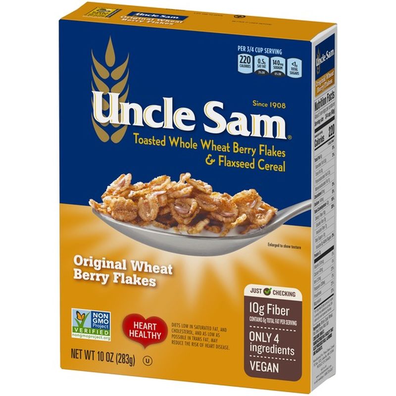 Uncle Sam Original Wheat Berry Flakes Cereal (10 oz) from Rainbow