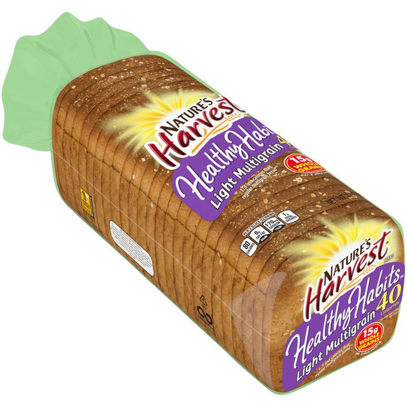Nature's Harvest Light Multigrain Bread (18 oz) Instacart