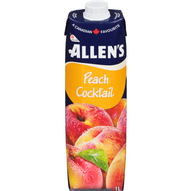 Allen's Peach Cocktail (1 L) - Instacart