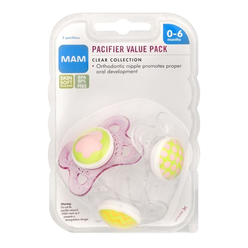nuk orthodontic pacifier value pack