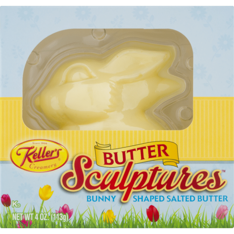 Keller's Butter Sculptures Bunny Shaped Salted Butter (4 oz) Instacart