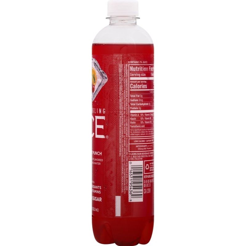 Sparkling ICE Sparkling Water, Zero Sugar, Fruit Punch (17 oz) Instacart