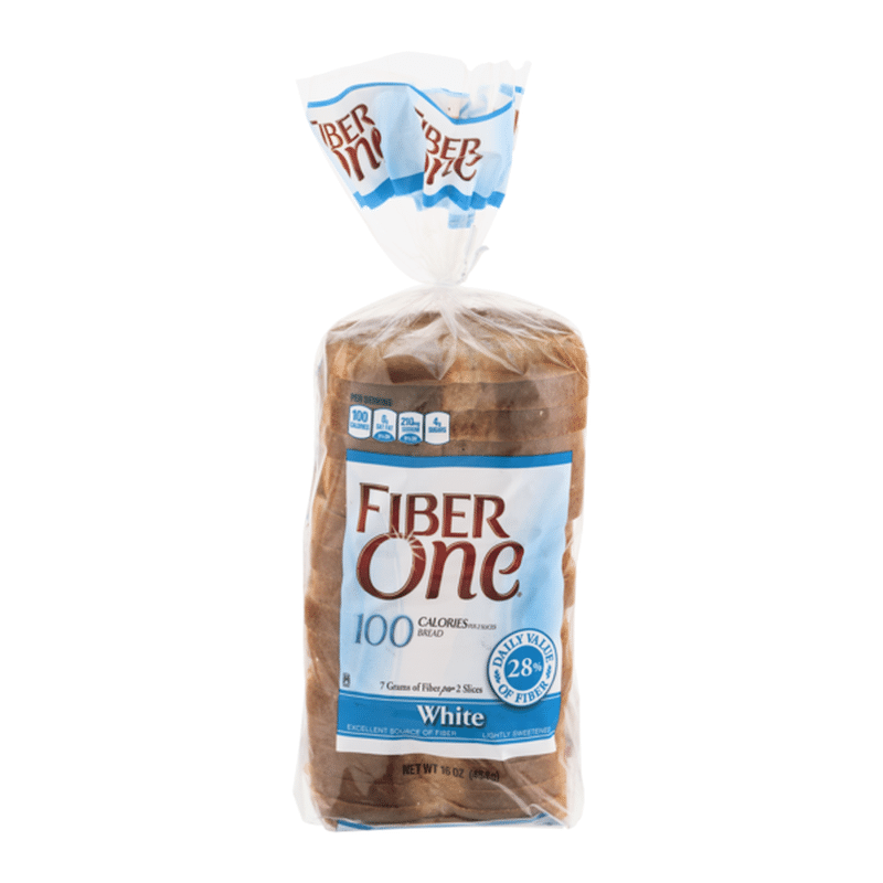 Fiber One Bread, Classic White, 110 Calorie (16 oz) Instacart