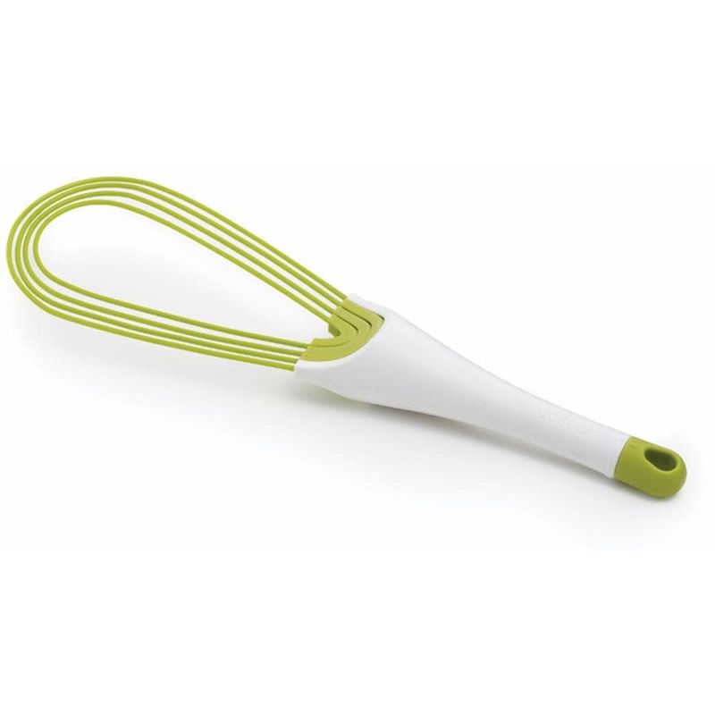 Joseph Joseph Green And White Twist 2-In-1 Silicone Whisk