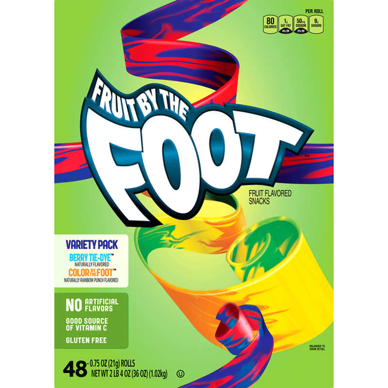 Fruit by the Foot Fruit Snacks, Gluten Free, Variety Pack (48 ct