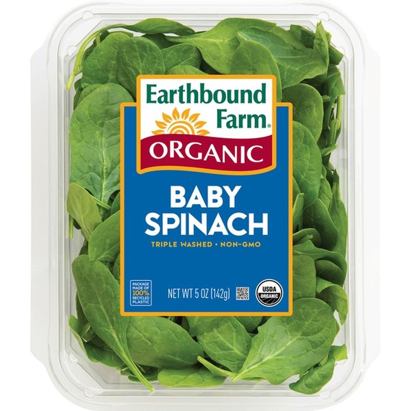 Earthbound Farm Organic Baby Spinach (5 oz container) from Costco Instacart