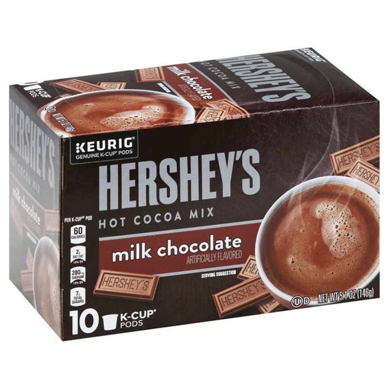 Hershey Milk Chocolate Hot Cocoa Mix K Cup® Pods 5 1 Oz Instacart