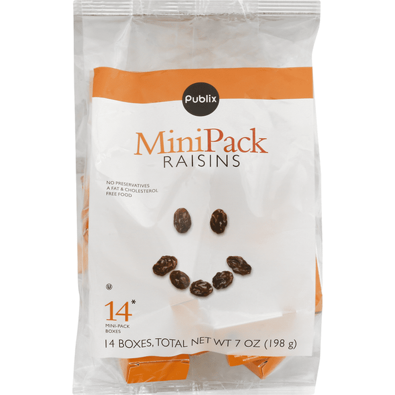 Publix Raisins, Mini Pack (14 each) Instacart