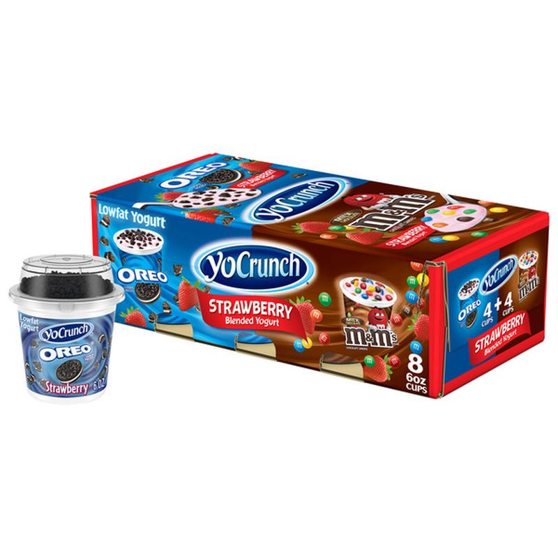 strawberry m&m yogurt