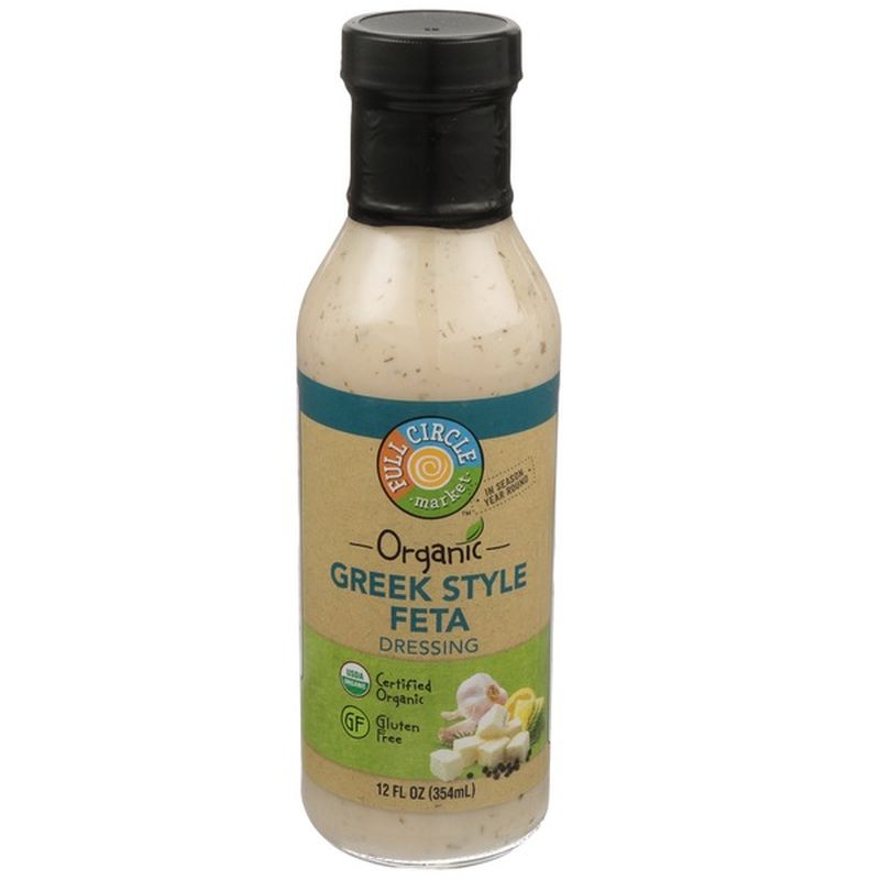 Full Circle Greek Style Feta Dressing (12 fl oz) Instacart