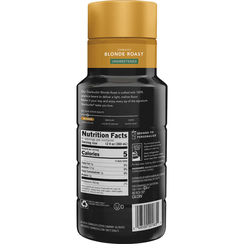 Starbucks BLNDE Coffee Drink