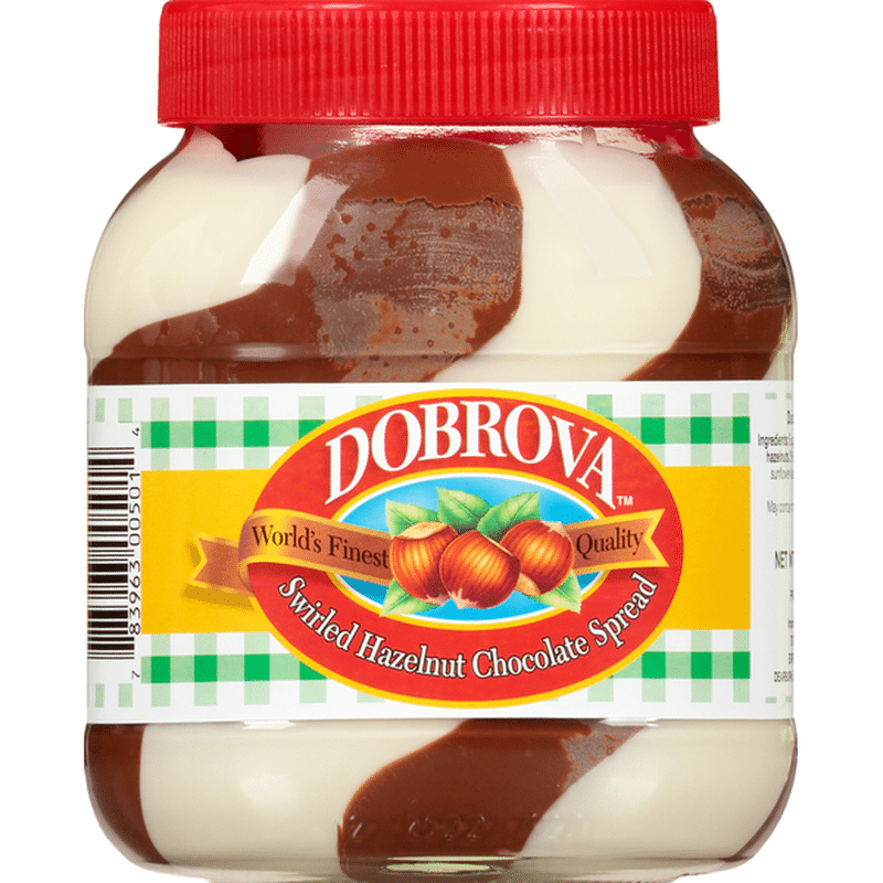 Dobrova Spread, Swirled Hazelnut Chocolate (26.45 oz) Instacart