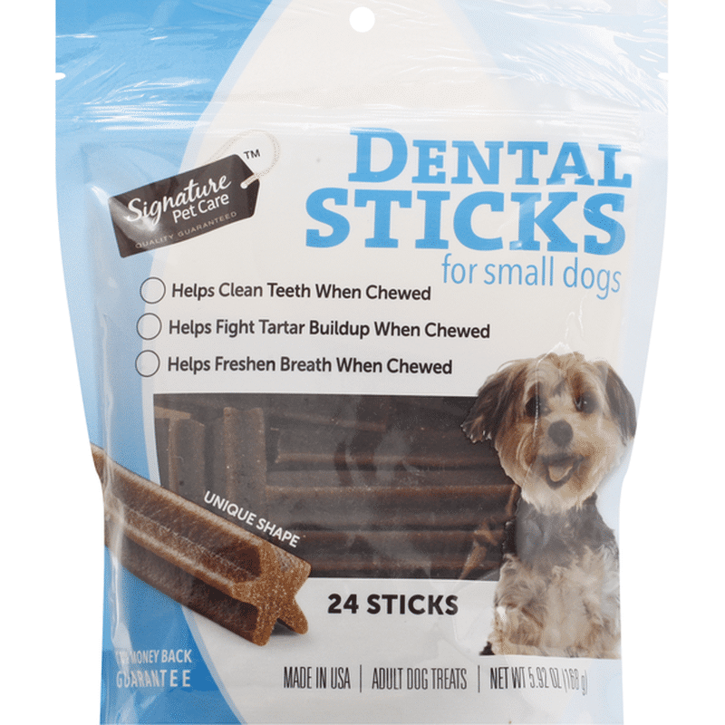 Signature Pet Care Dental Sticks, Adult, for Small Dogs (24 each