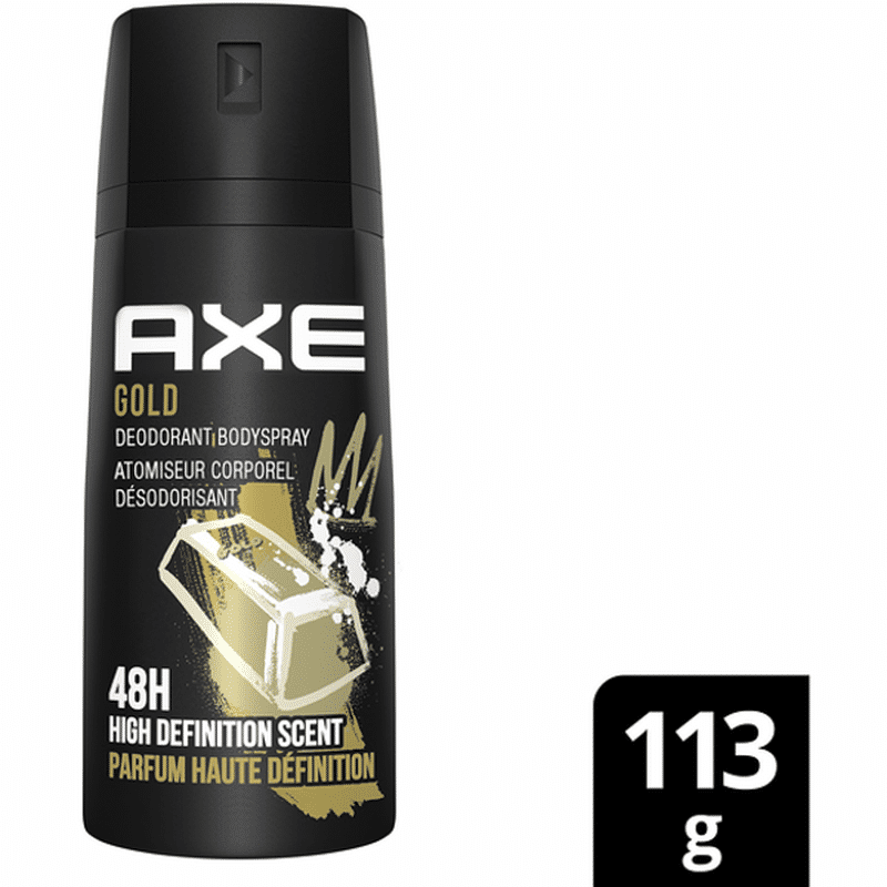 Axe Gold Oud Wood & Dark Vanilla Body Spray (113 G) - Instacart