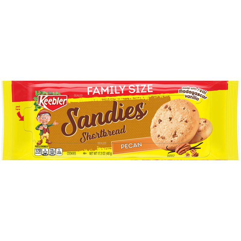 Keebler - Sandies Sandies Cookies Pecan Shortbread (17.2 Oz) - Instacart