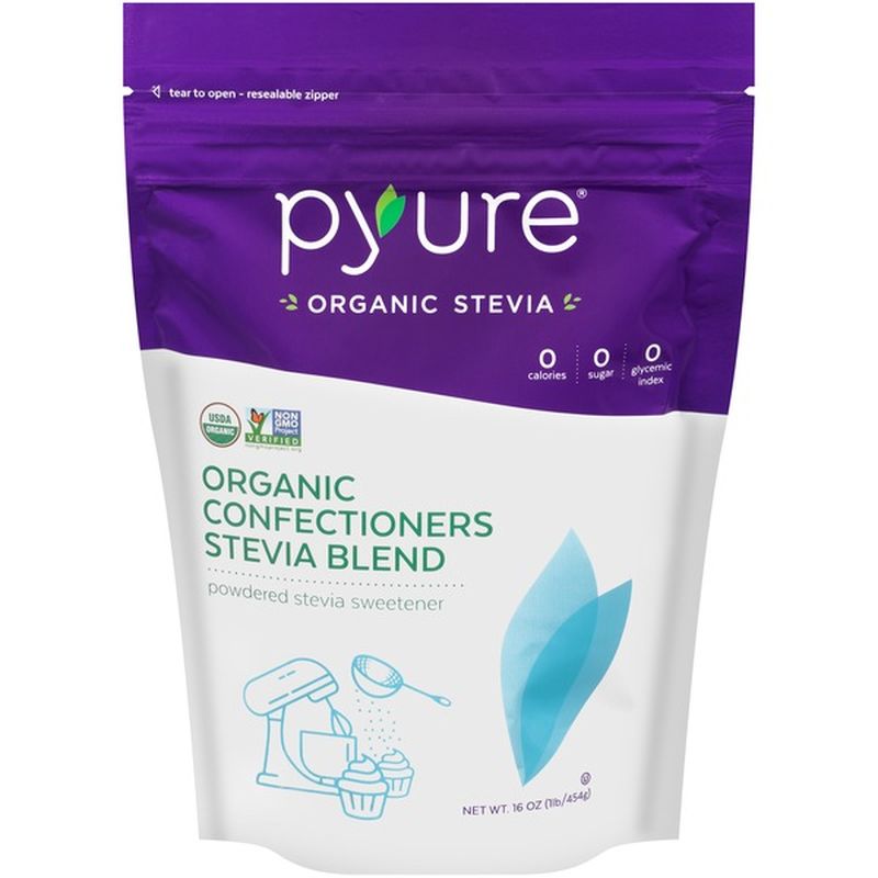 Pyure Organic Confectioners Stevia Blend Powdered Stevia Sweetener (16
