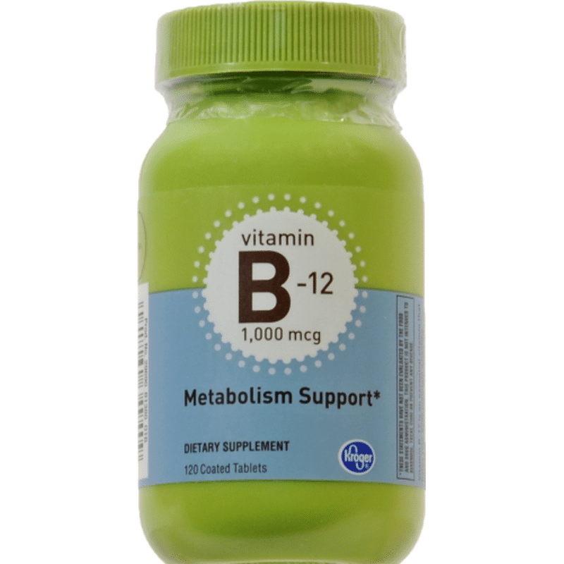 Kroger Vitamin B12 1000 Mcg Dietary Supplement (120 ct) Instacart