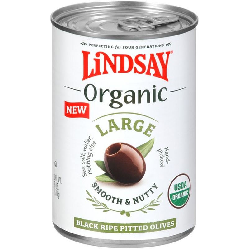 Lindsay Organic Large Black Ripe Pitted Olives (6 oz) Instacart