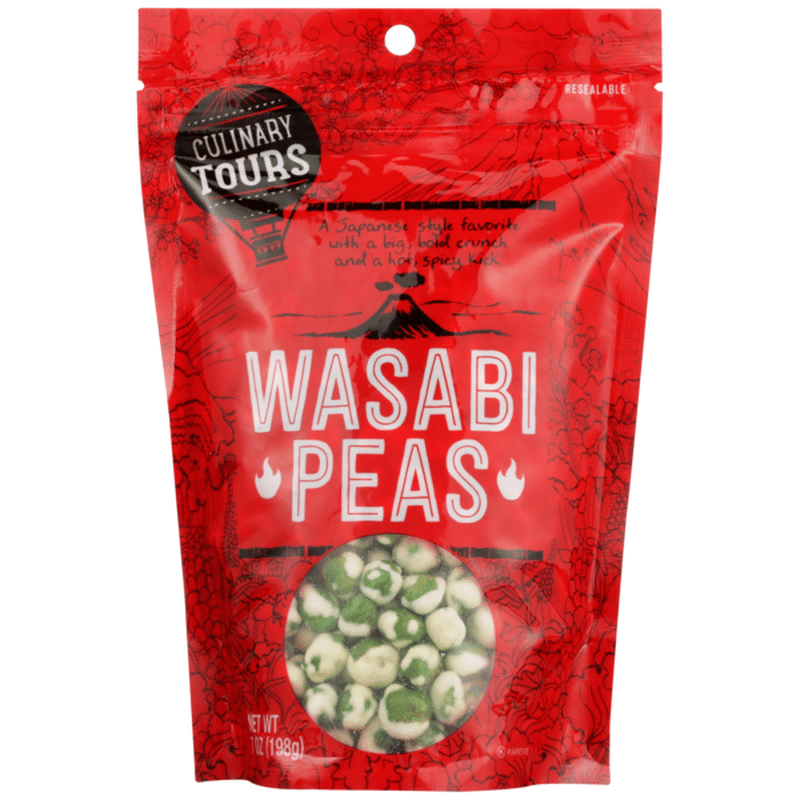 culinary tours wasabi peas