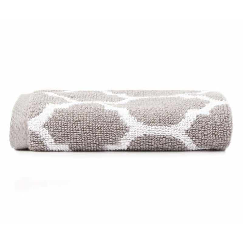 Broyhill Frost Gray & White Trellis Jacquard Washcloth (each) Instacart